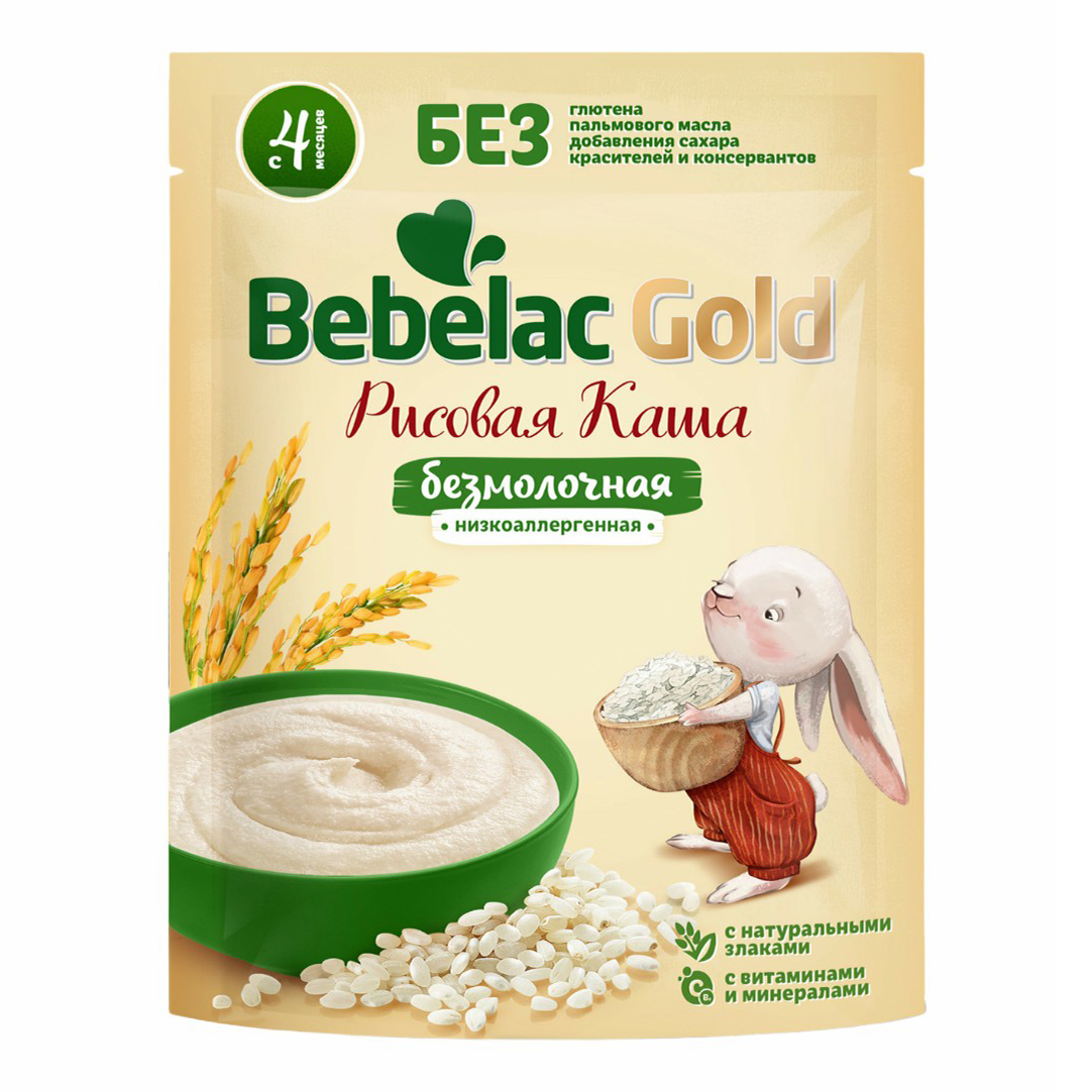 Каша Bebelac рисовая безмолочная с 4 месяцев 180 г