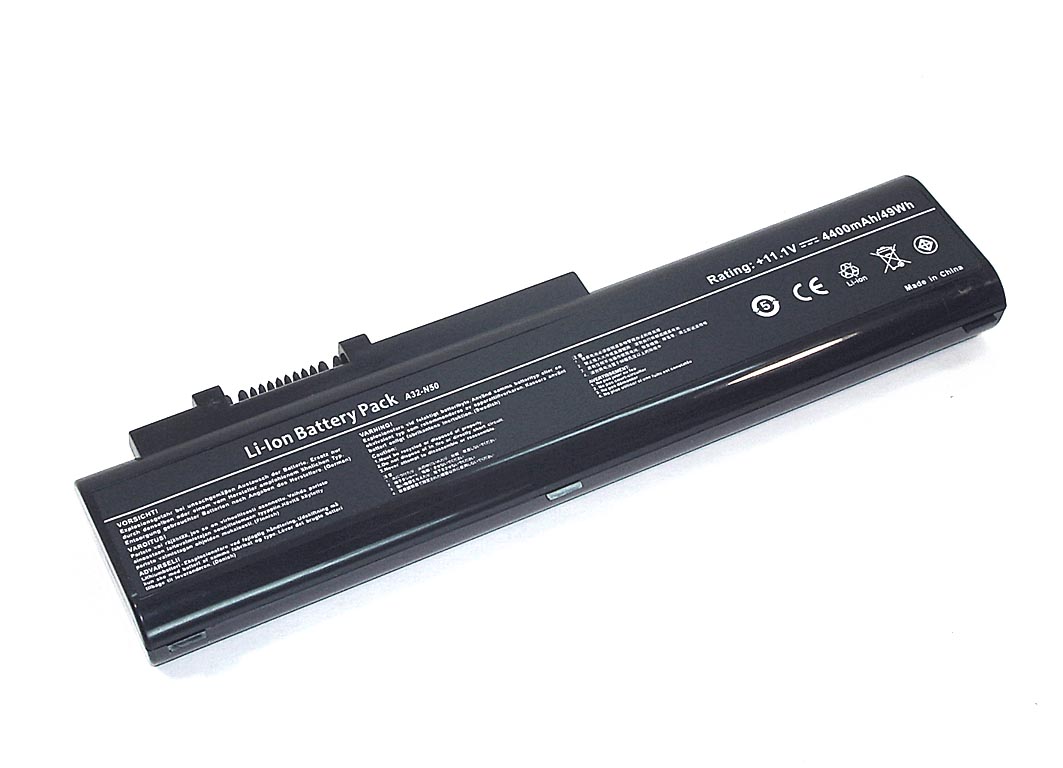 фото Аккумуляторная батарея для ноутбука asus n50 11.1v 4400mah oem черная