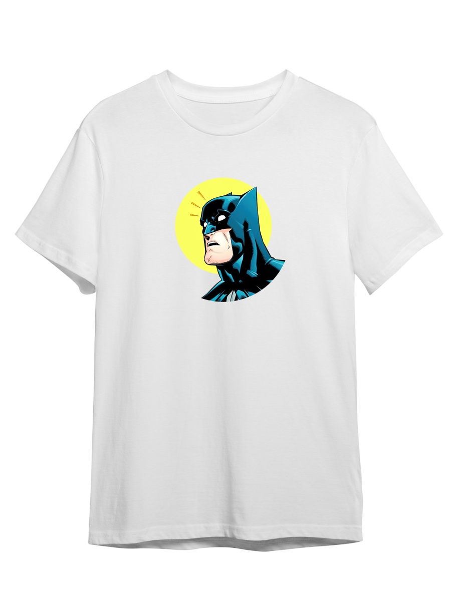 

Футболка унисекс СувенирShop Batman/Бэтмен/Брюс Уэйн 19 белая 2XL (52-54), Белый, "Batman/Бэтмен/Брюс Уэйн" 19