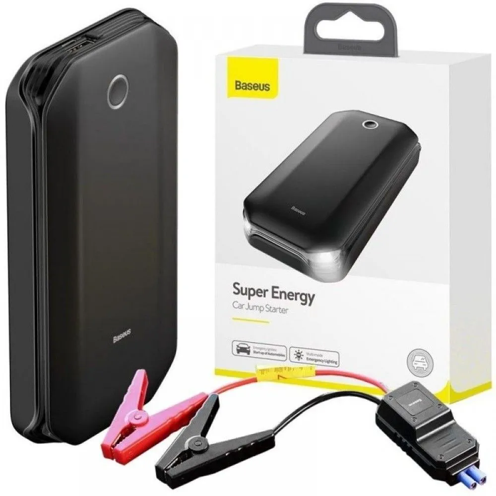 

Внешний аккумулятор Baseus Super Energy Car Jump Starter 8000mAh 5V 2.4A Black CRJS01-01