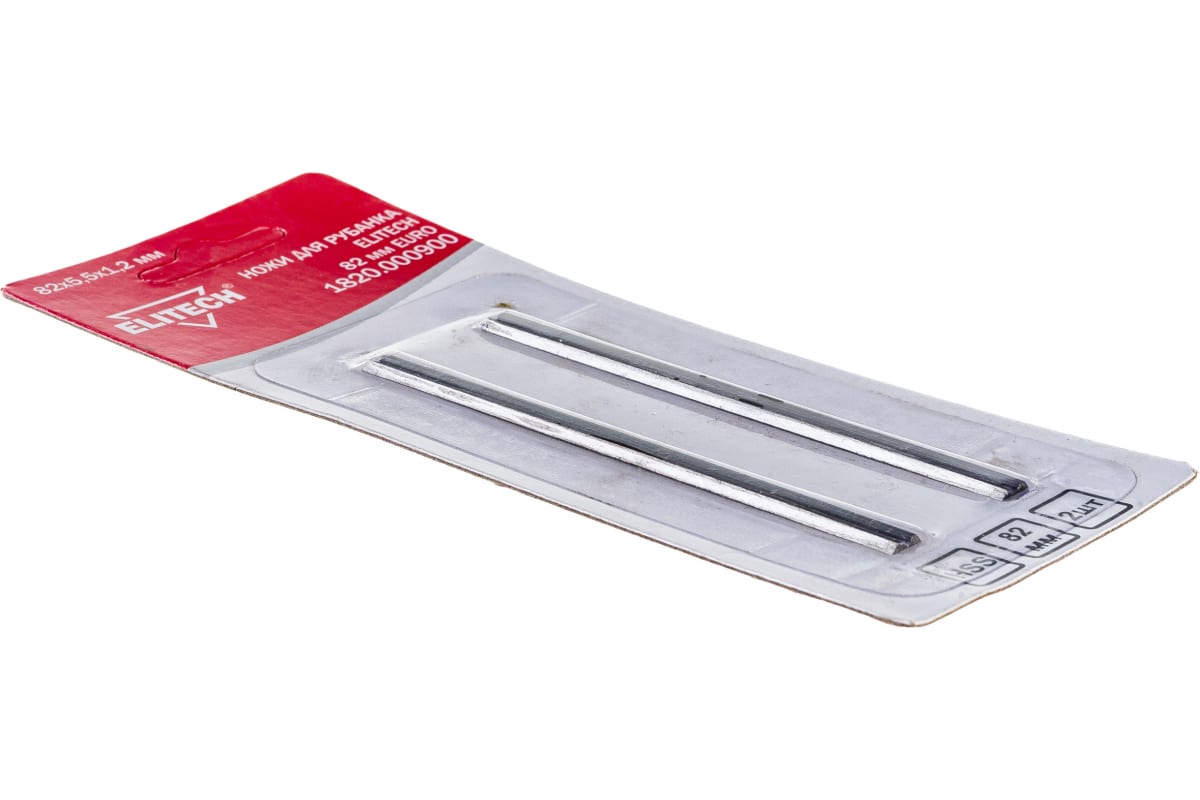 

Нож для рубанка Elitech HSS 82mm 2шт 1820.000900