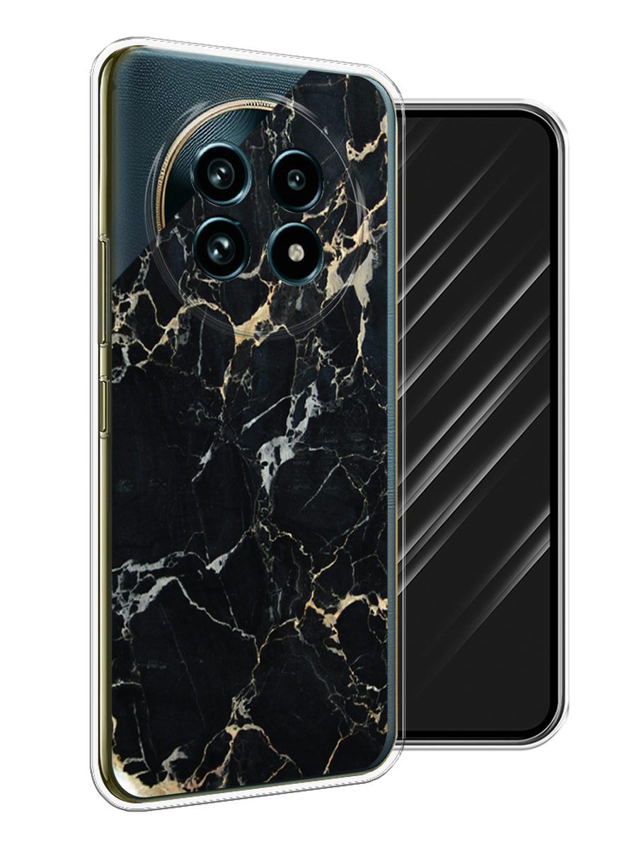 

Чехол Awog на Realme 13 Pro+/13 Pro "Черный мрамор уголок", Черный;золотистый, 2518150-1