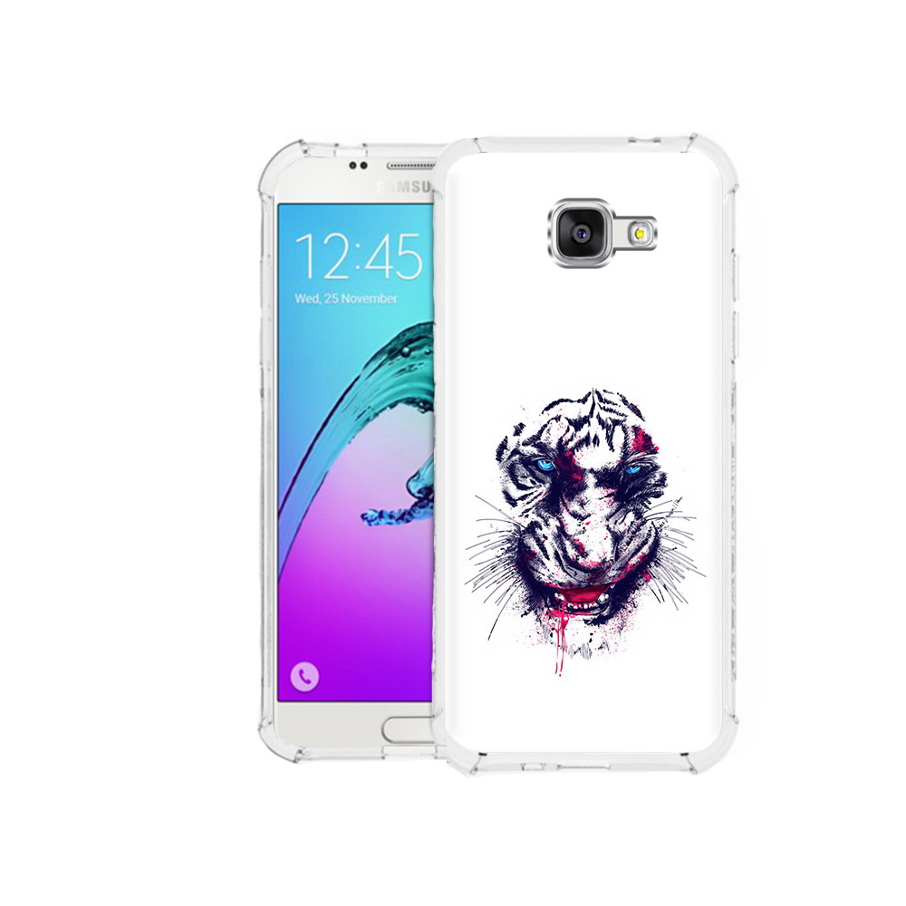 

Чехол MyPads Tocco для Samsung Galaxy A5 (2016) безумный тигр (PT25252.581.228), Прозрачный, Tocco