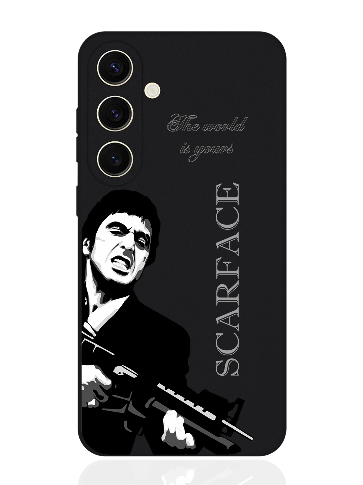 

Чехол для смартфона Samsung S24 черный силиконовый Scarface Tony Montana, Разноцветный, Samsung