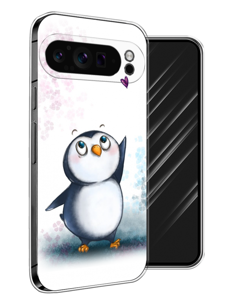 

Чехол Awog на Google Pixel 9 Pro "Пингвин и сердечко", Белый, 272050-1