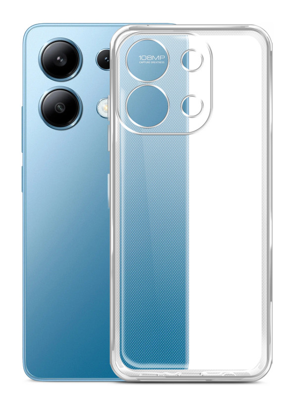 

Чехол Brozo на Xiaomi Redmi Note 13 4G силиконовый прозрачный, Xiaomi Redmi Note 13 4G