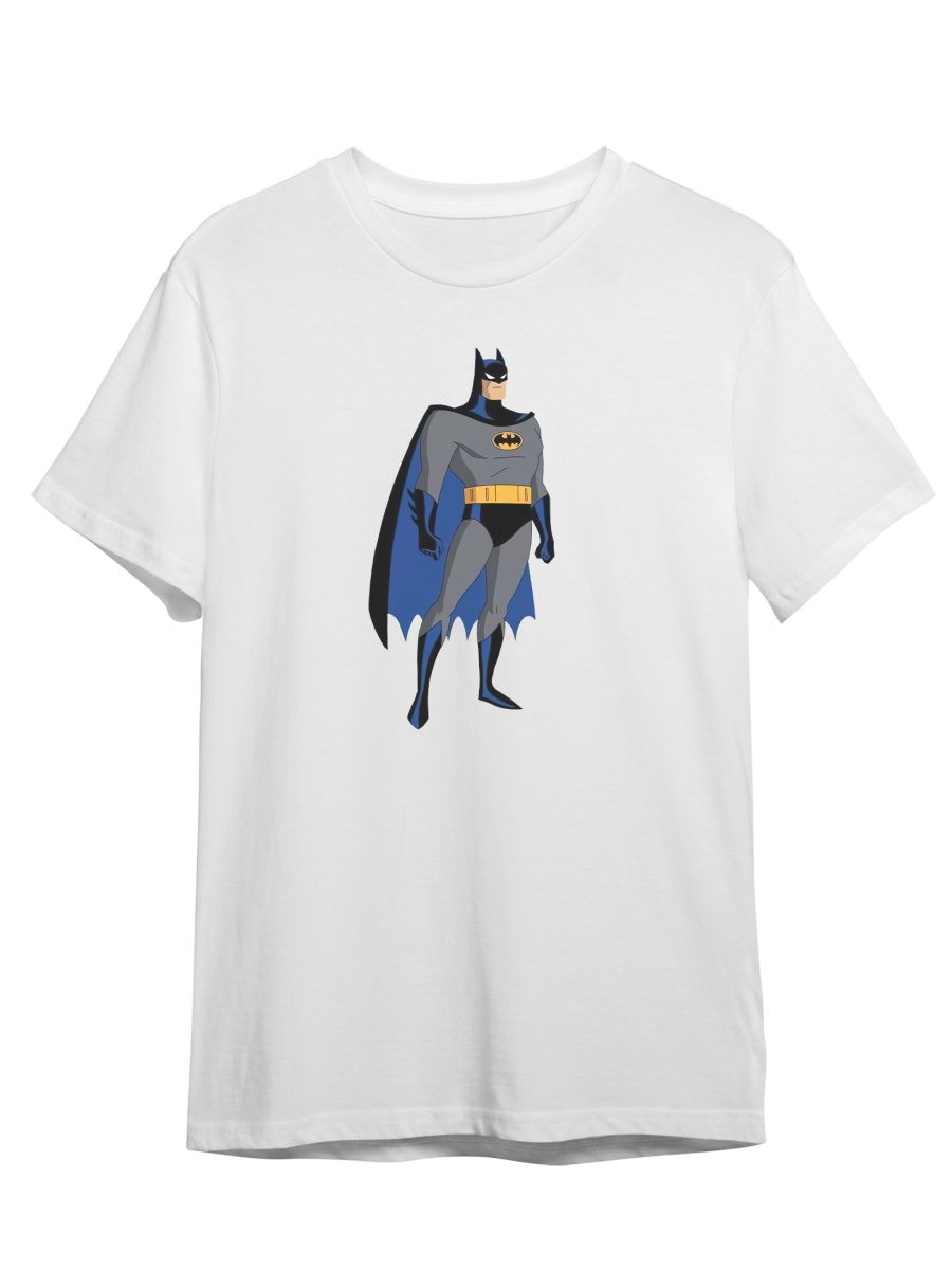 

Футболка унисекс СувенирShop Batman/Бэтмен/Брюс Уэйн 22 белая 5XL (64-66), "Batman/Бэтмен/Брюс Уэйн" 22