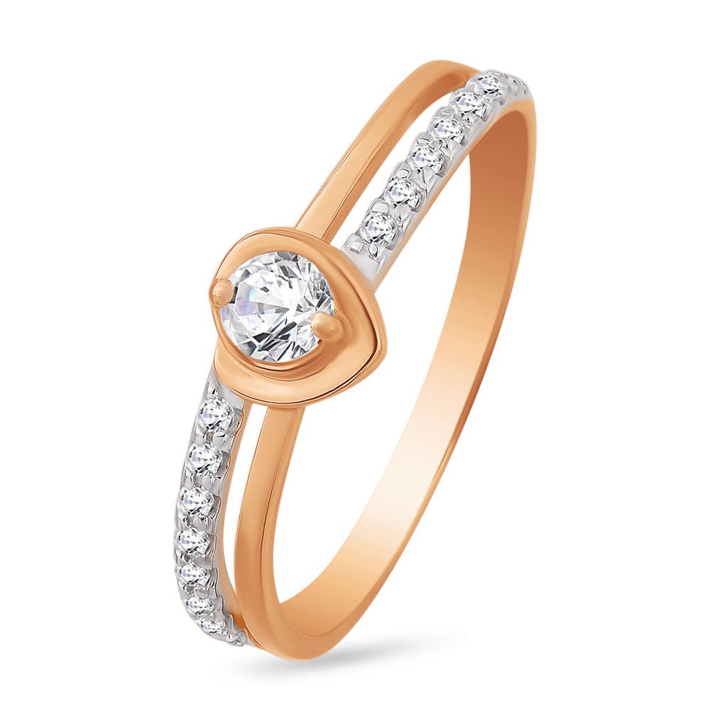 

Кольцо из красного золота с фианитом р. , 585Gold 301009410, 301009410