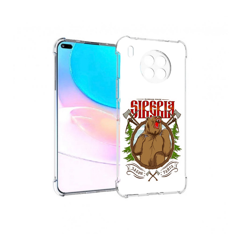

Чехол задняя-панель-накладка-бампер MyPads Тайга для Huawei Nova 8i, Прозрачный, Tocco