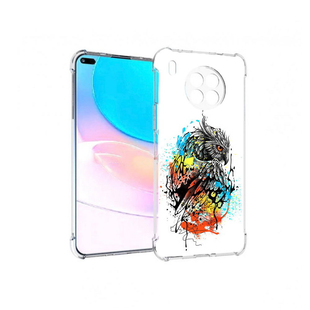 

Чехол задняя-панель-накладка-бампер MyPads Творческая сова для Huawei Nova 8i, Прозрачный, Tocco
