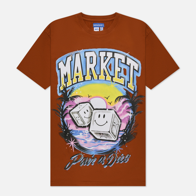 

Мужская футболка MARKET Smiley Pair Of Dice оранжевый, Размер M, Smiley Pair Of Dice