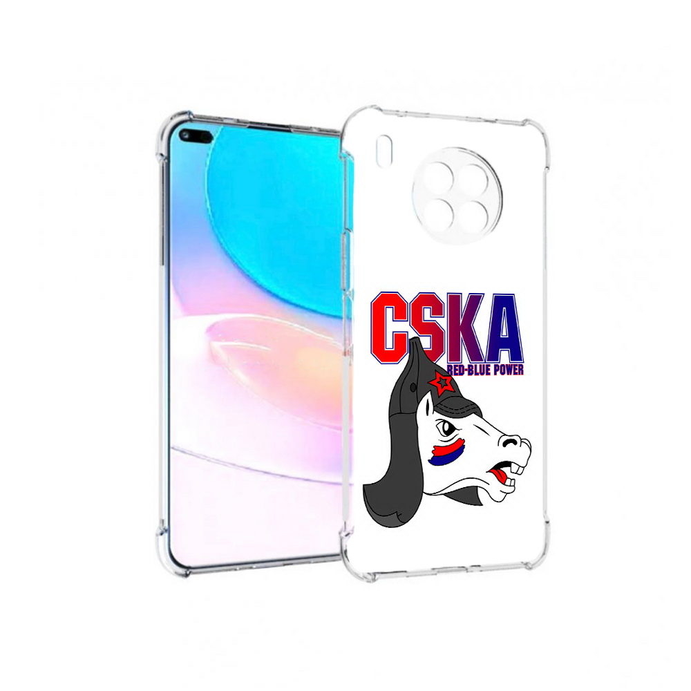 

Чехол задняя-панель-накладка-бампер MyPads ФК ЦСК лошадка россия для Huawei Nova 8i, Прозрачный, Tocco