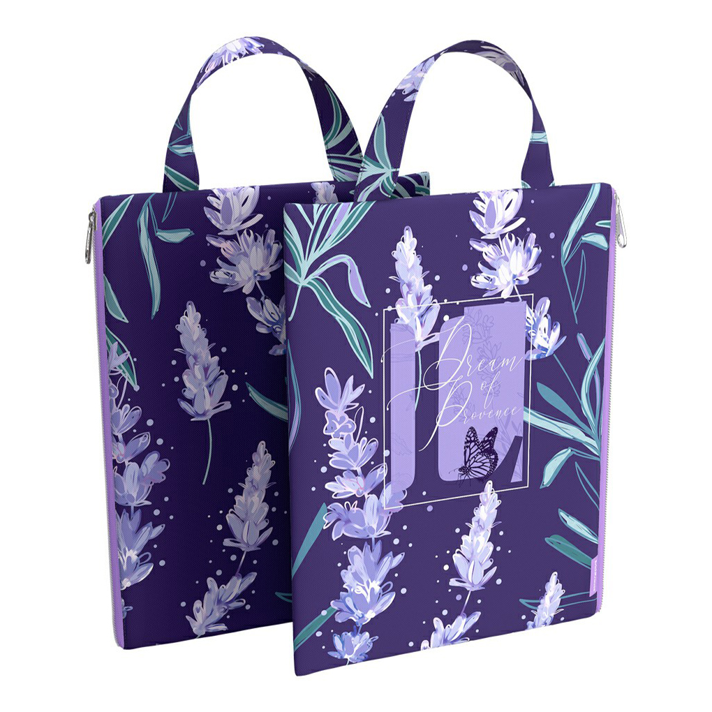 

Папка на молнии A4 ErichKrause Lavender фиолетовая, Фиолетовый