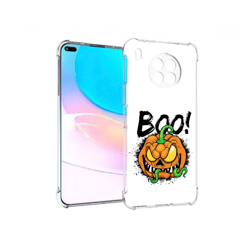 

Чехол задняя-панель-накладка-бампер MyPads Хэллоуин бу для Huawei Nova 8i, Прозрачный, Tocco