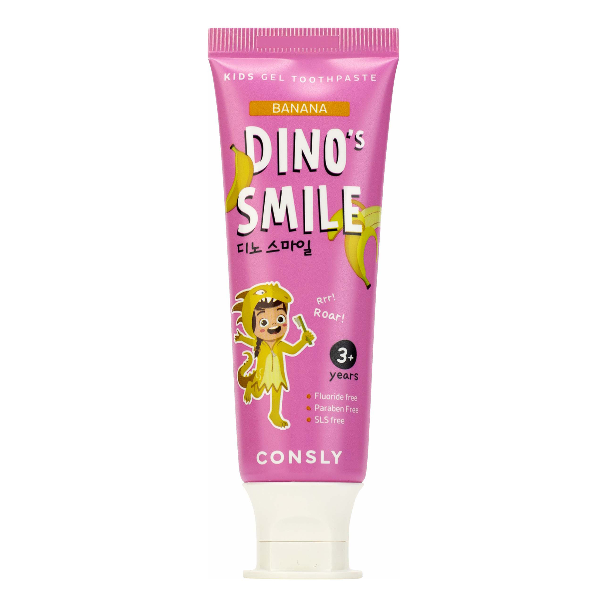Зубная паста детская Consly Dino's smile гелевая банан 60 г