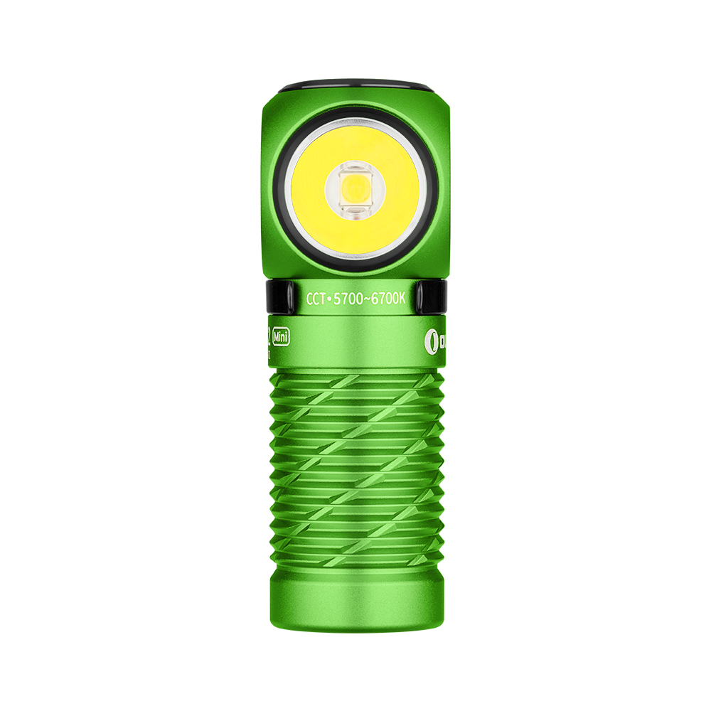 Фонарь Olight Perun 2 Mini Lime Green, 1х16340, диод Osram P9/Red, 150 метров, 1100 люмен