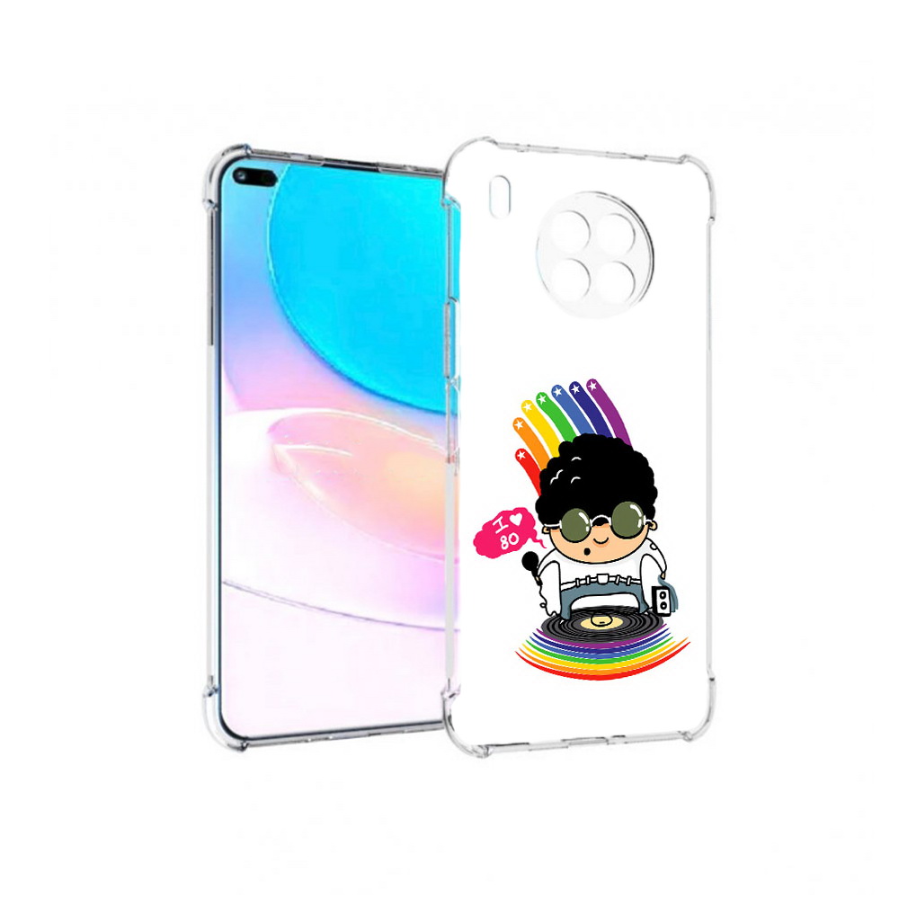 

Чехол задняя-панель-накладка-бампер MyPads Я люблю 80-е для Huawei Nova 8i, Прозрачный, Tocco