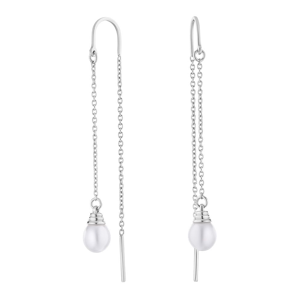 

Серьги из серебра с жемчугом ЮВЕЛИР КАРАТ 2529973/91-5,5, 2529973/91-5,5