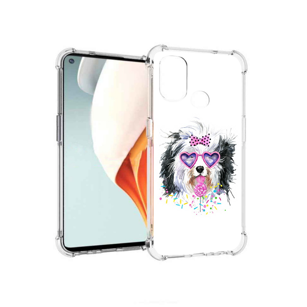 

Чехол MyPads Tocco для OnePlus Nord N100 пушистик (PT227045.141.559), Прозрачный, Tocco