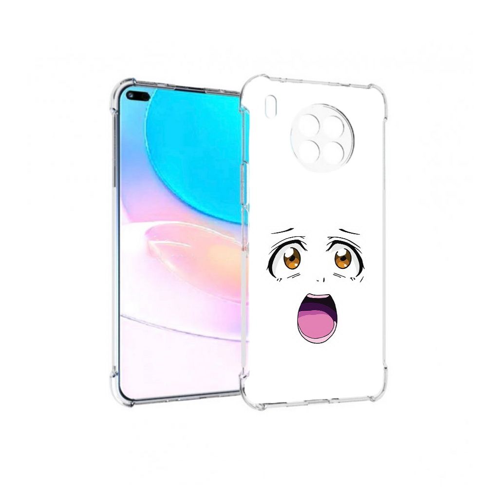 

Чехол задняя-панель-накладка-бампер MyPads аниме лицао для Huawei Nova 8i, Прозрачный, Tocco