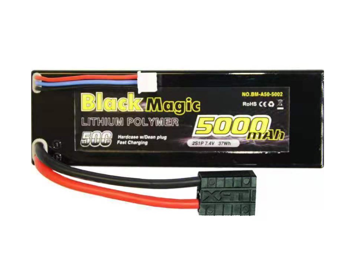 Аккумулятор 50C/5000mah/7.4V 2S1P (hardcase w/Traxxas Plug) - BM-A50-5002