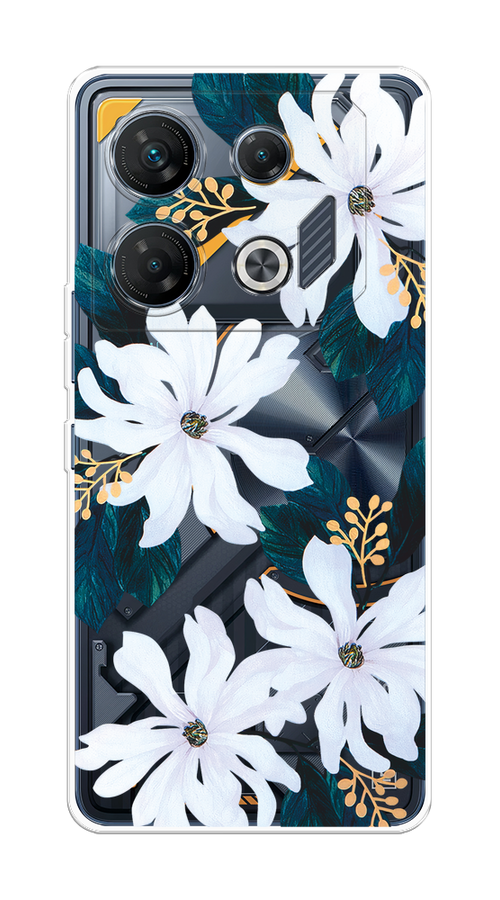

Чехол на Infinix GT 10 Pro "Delilah Flower", Зеленый;белый, 3104850-1