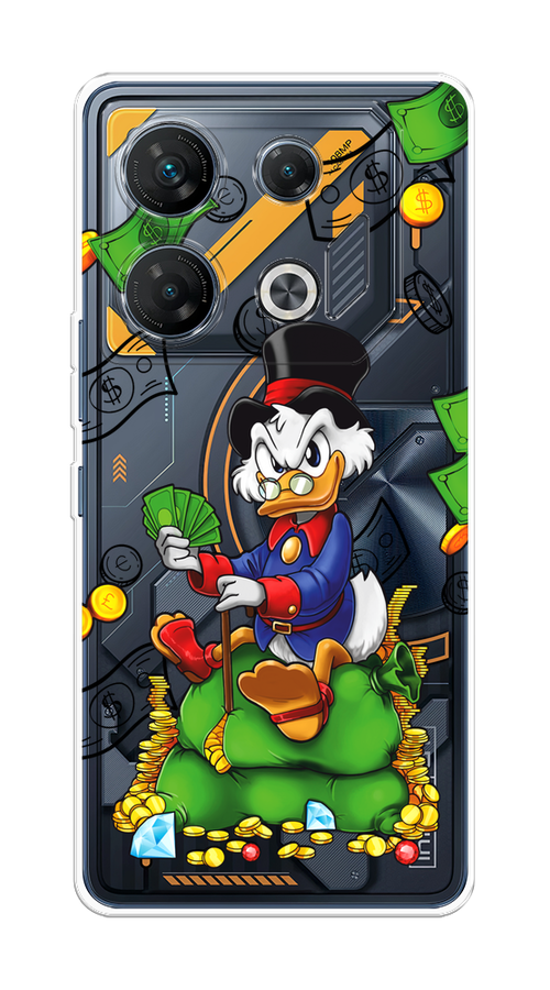 

Чехол на Infinix GT 10 Pro "Scrooge Richness", Черный;синий;зеленый, 3104850-1