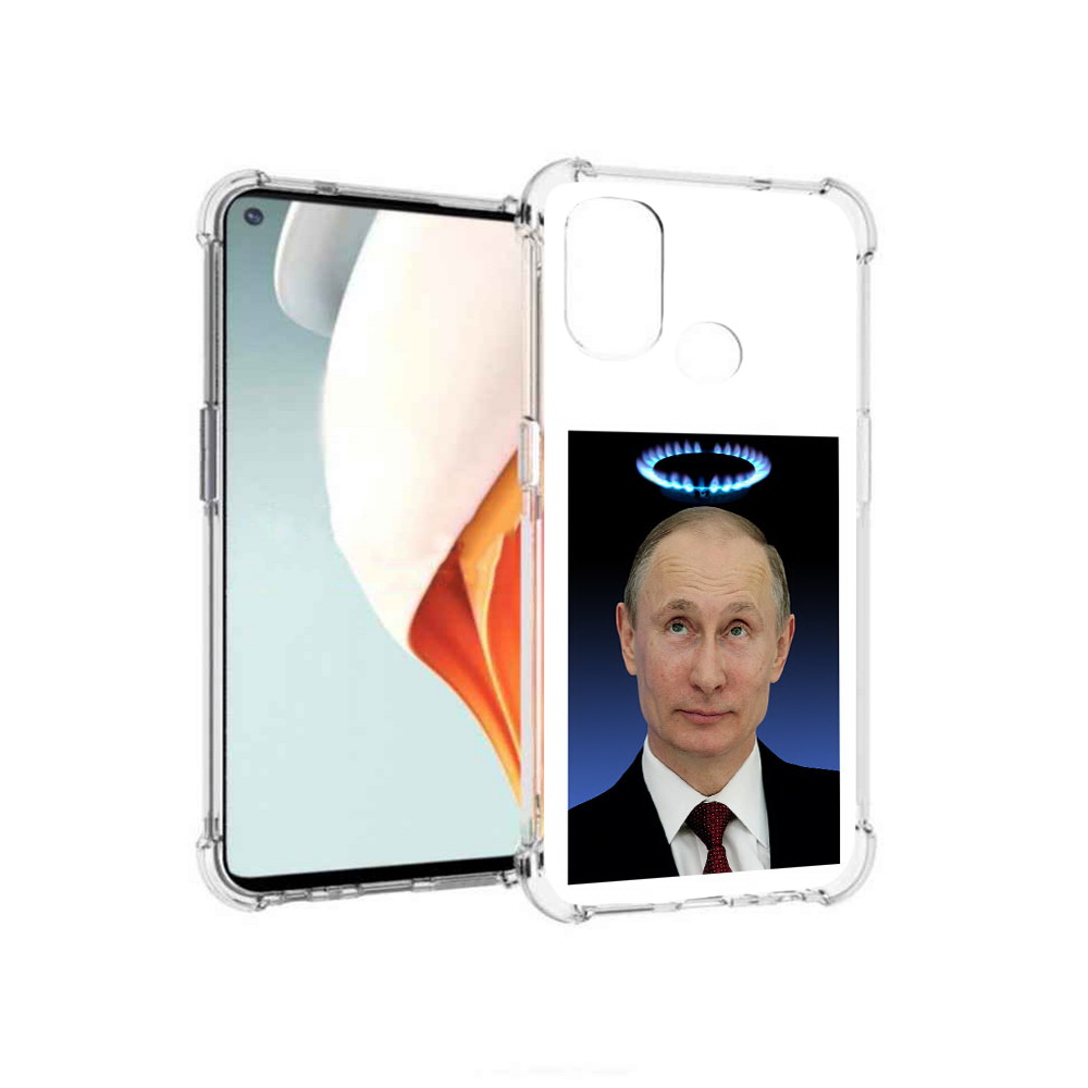 

Чехол MyPads Tocco для OnePlus Nord N100 святой газ (PT227045.141.594), Прозрачный, Tocco