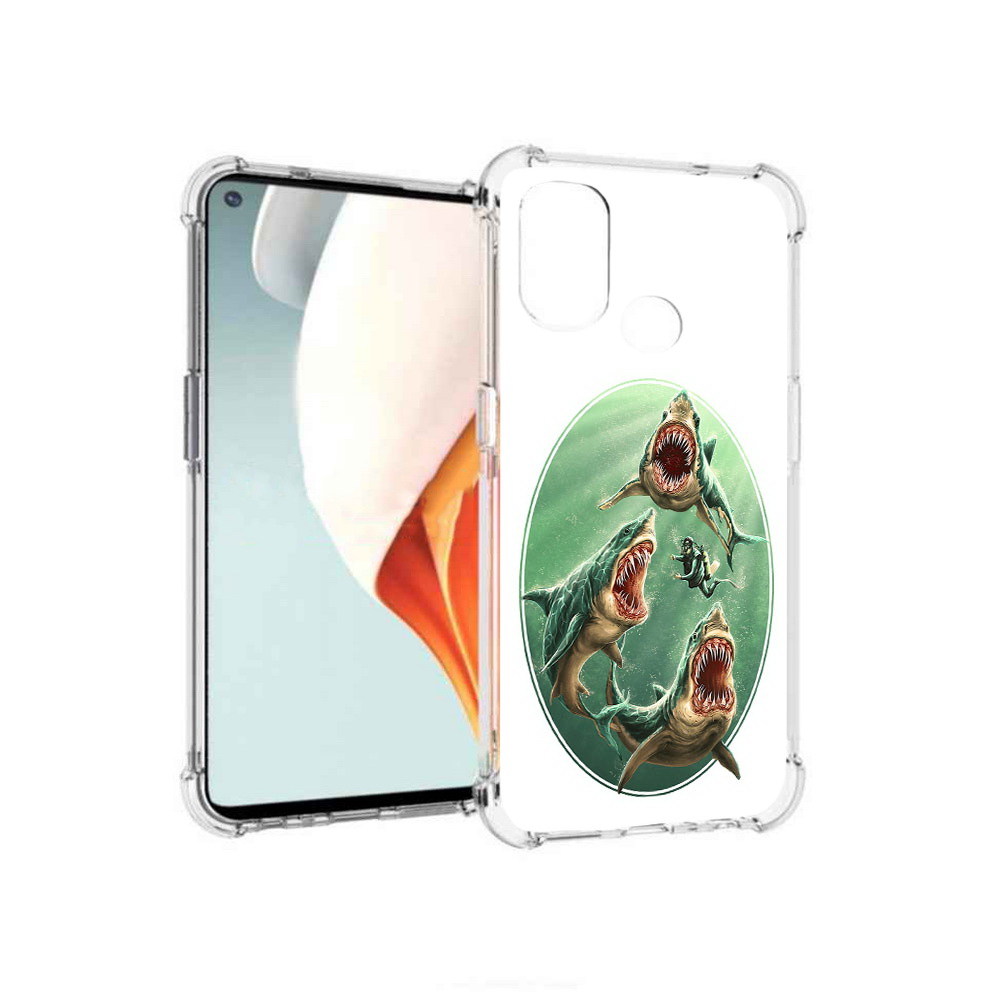 

Чехол MyPads Tocco для OnePlus Nord N100 синяя бездна (PT227045.141.600), Прозрачный, Tocco