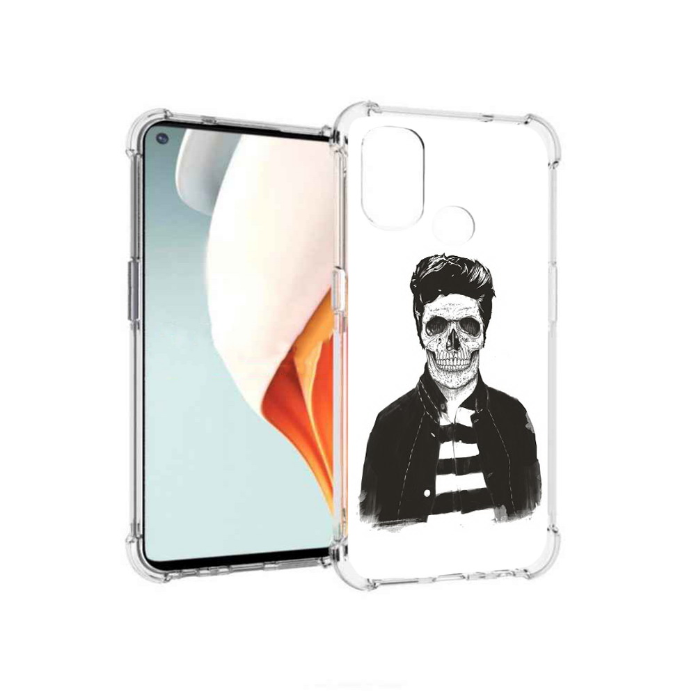 

Чехол MyPads Tocco для OnePlus Nord N100 скелет (PT227045.141.604), Прозрачный, Tocco