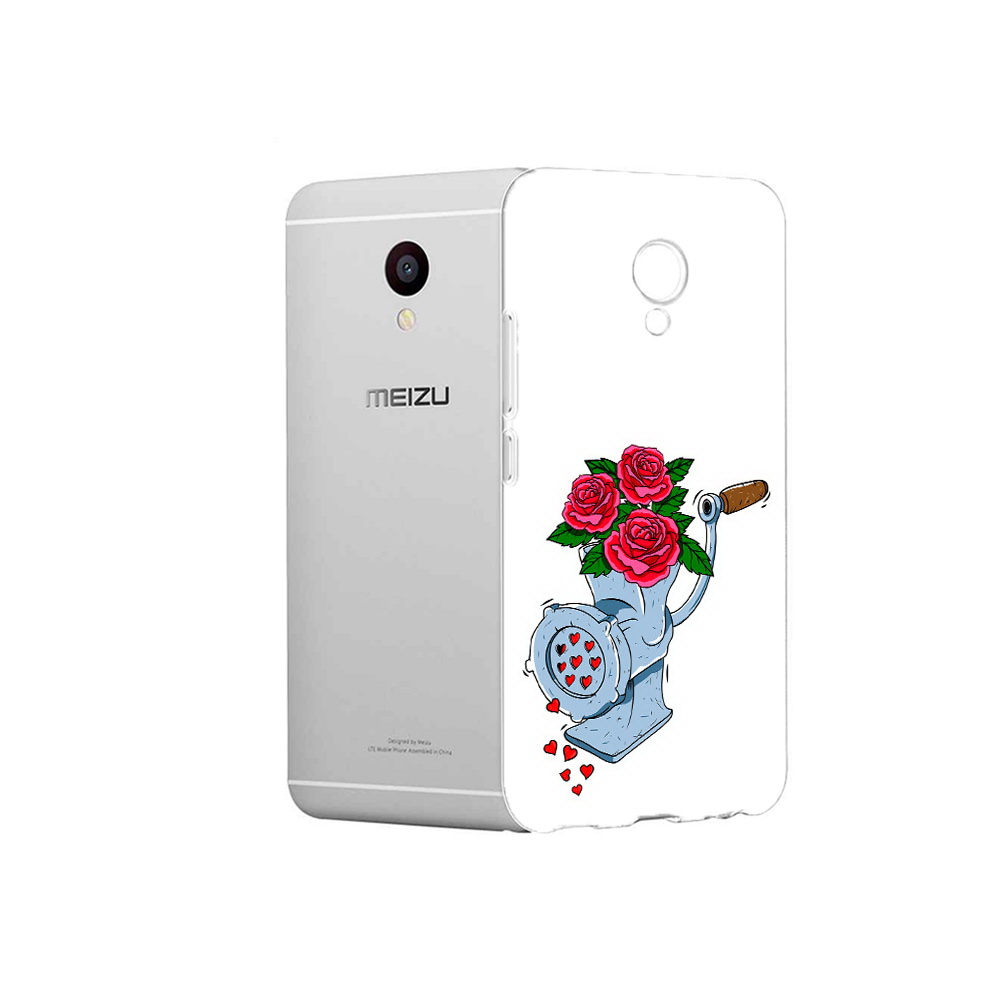 

Чехол MyPads Tocco для Meizu M3 Цветочные сердца (PT46043.81.199), Прозрачный, Tocco