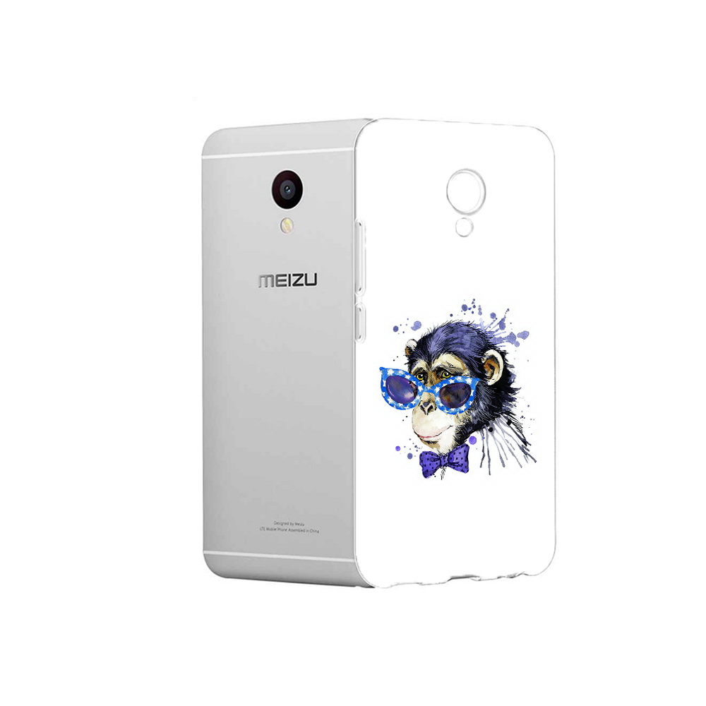 

Чехол MyPads Tocco для Meizu M3 акварельная обезьяна (PT46043.81.216), Прозрачный, Tocco