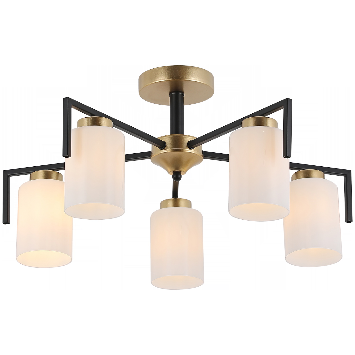 

Люстра потолочная illumico IL8250-5COU-79 BK GD Dora