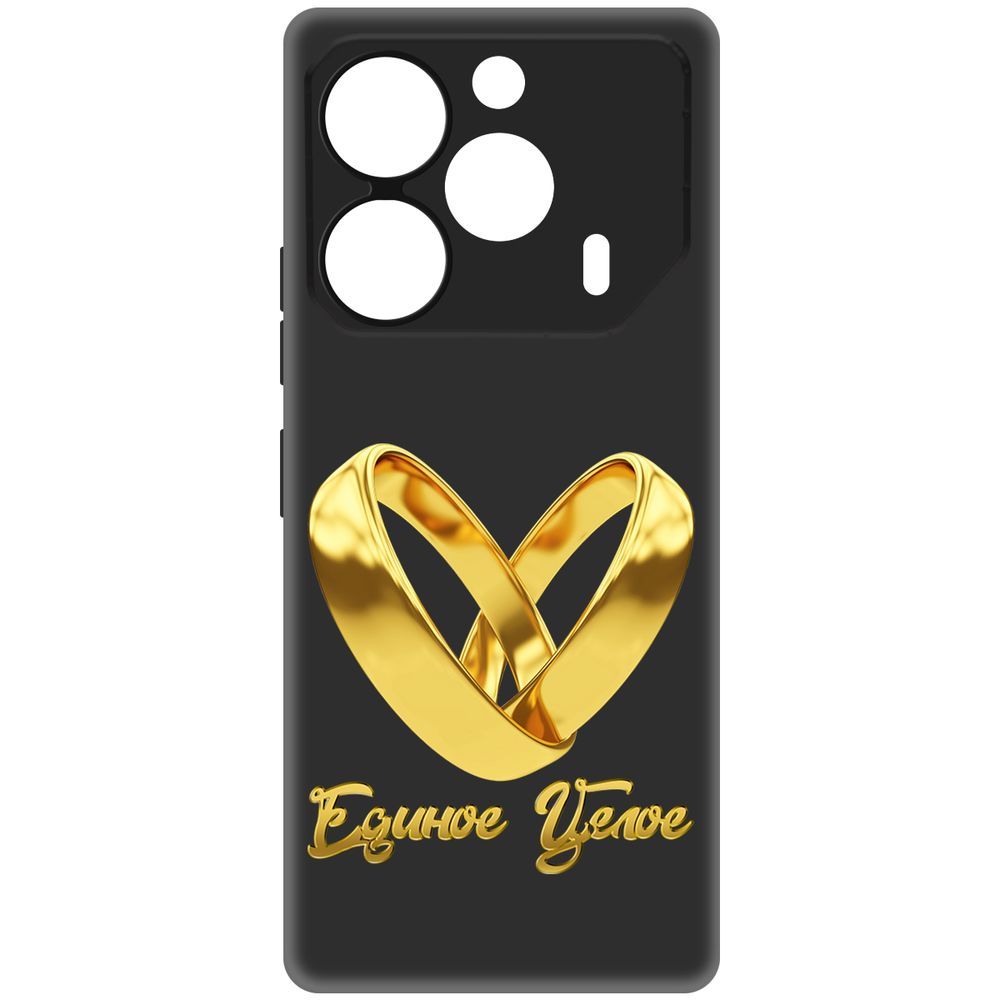 

Чехол-накладка Krutoff Soft Case Единое целое для TECNO Pova 6 Pro черный