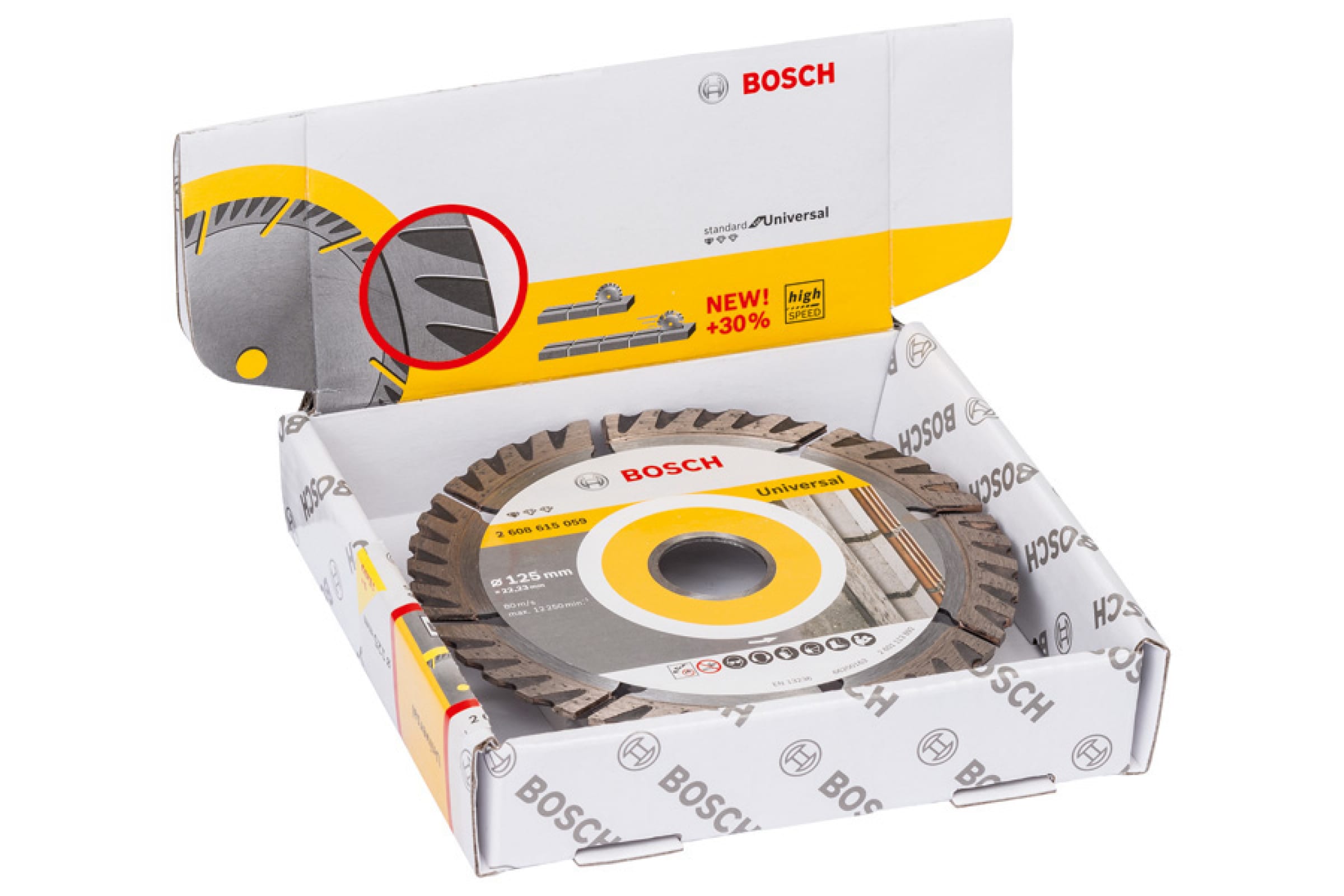 

Диск алмазный Bosch Universal (125х22.2 мм; 10 шт.) 2.608.615.060