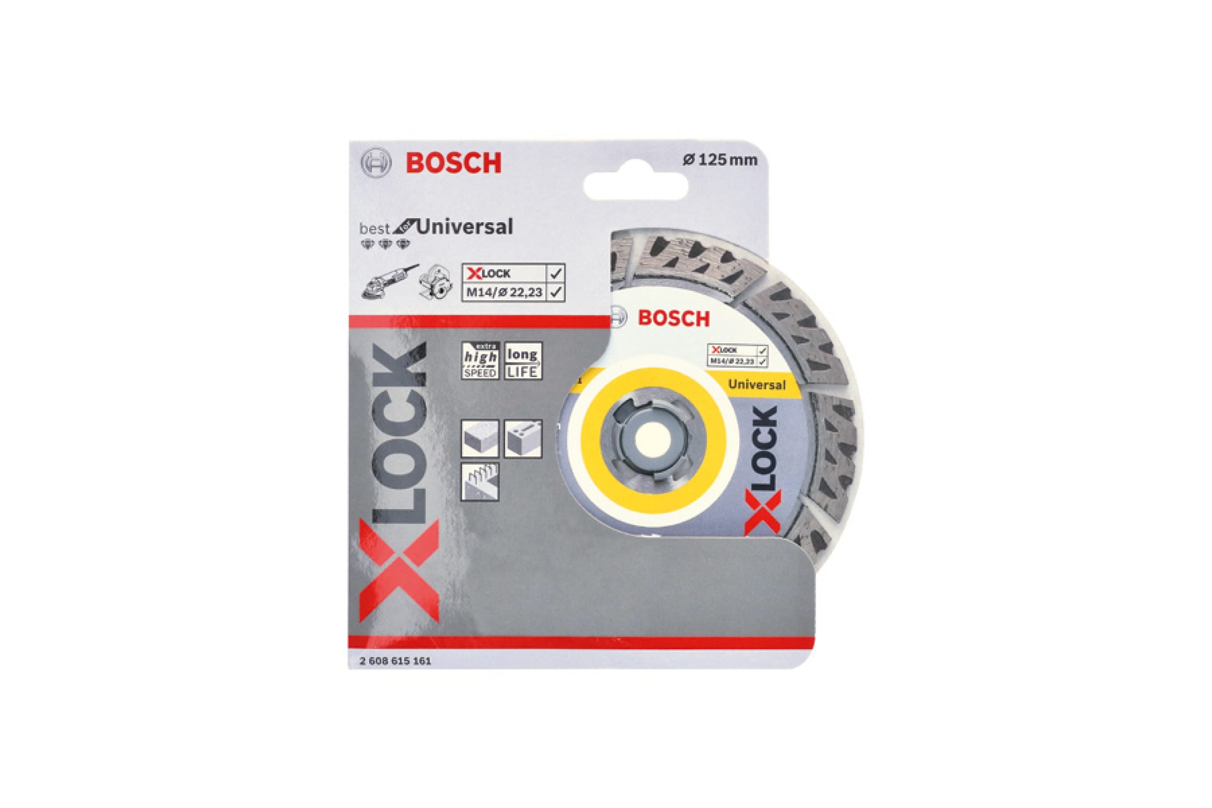 

Диск алмазный Bosch Best for Hard Ceramic X-LOCK (125х22.2 мм) 2.608.615.161