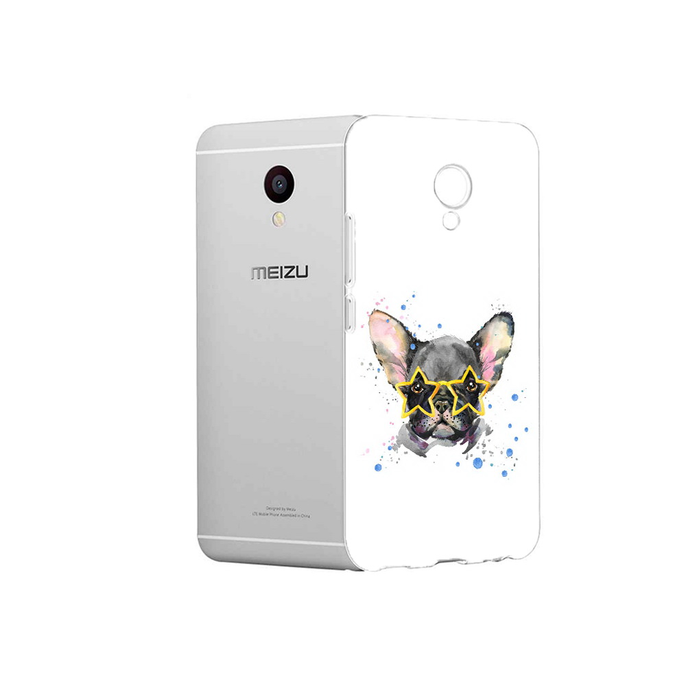 

Чехол MyPads Tocco для Meizu M3 буля в очках (PT46043.81.252), Прозрачный, Tocco