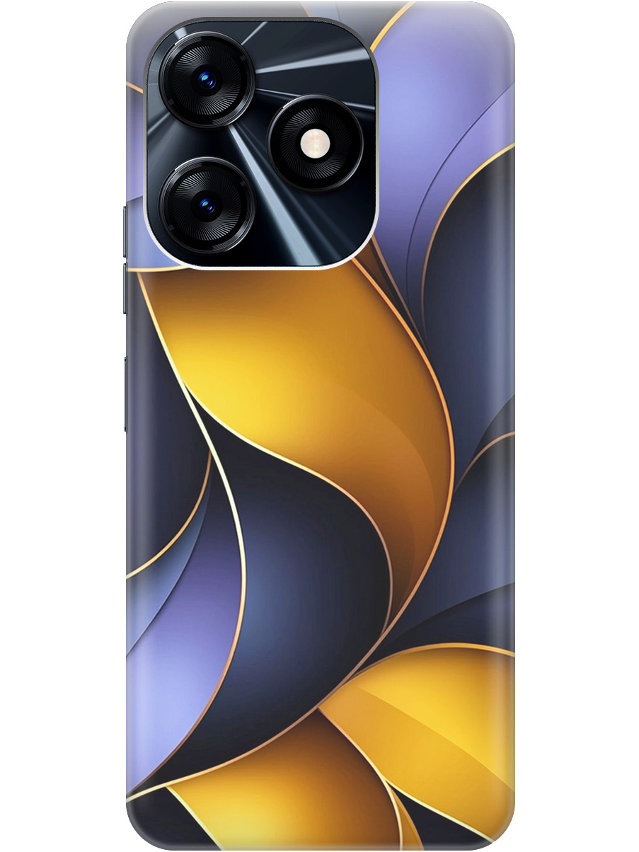 

Силиконовый чехол на Tecno Spark 10 / 10C с принтом "Желто-сиреневые изгибы", Прозрачный;желтый;фиолетовый, 769297831