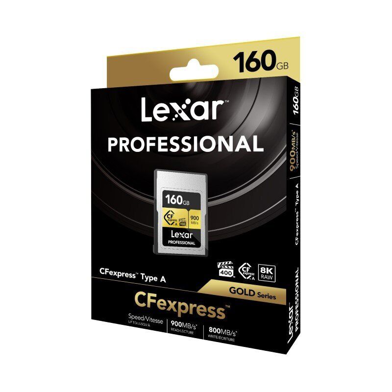 Карта памяти LEXAR CFexpress type A gold series 160 ГБ