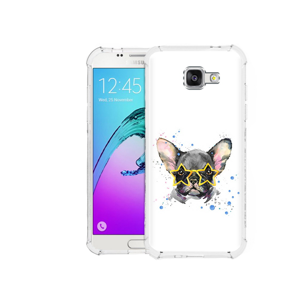 

Чехол MyPads Tocco для Samsung Galaxy A5 (2016) буля в очках (PT25252.581.252), Прозрачный, Tocco