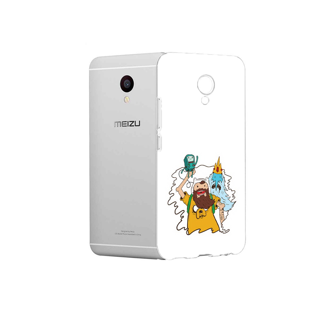 

Чехол MyPads Tocco для Meizu M3 время приключений старый Финн (PT46043.81.279), Прозрачный, Tocco