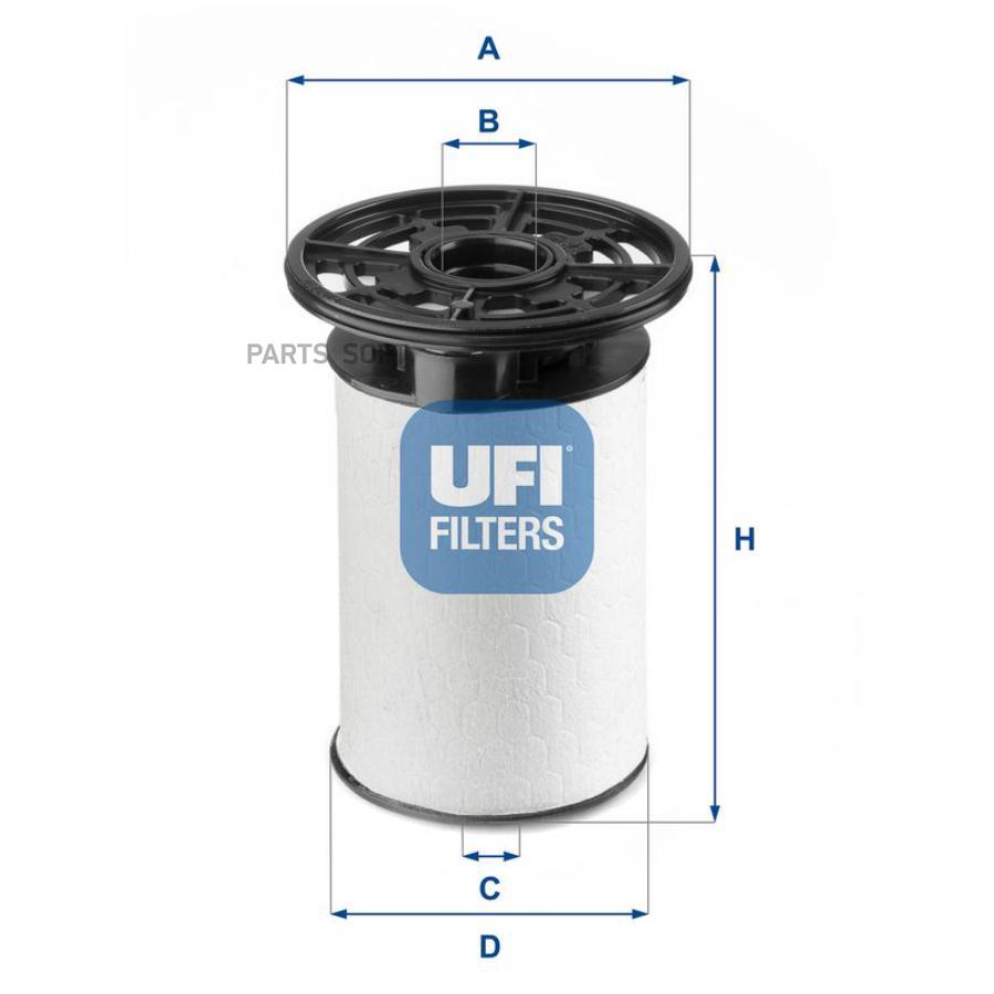 Фильтр Топливный Бумажный UFI 2607600