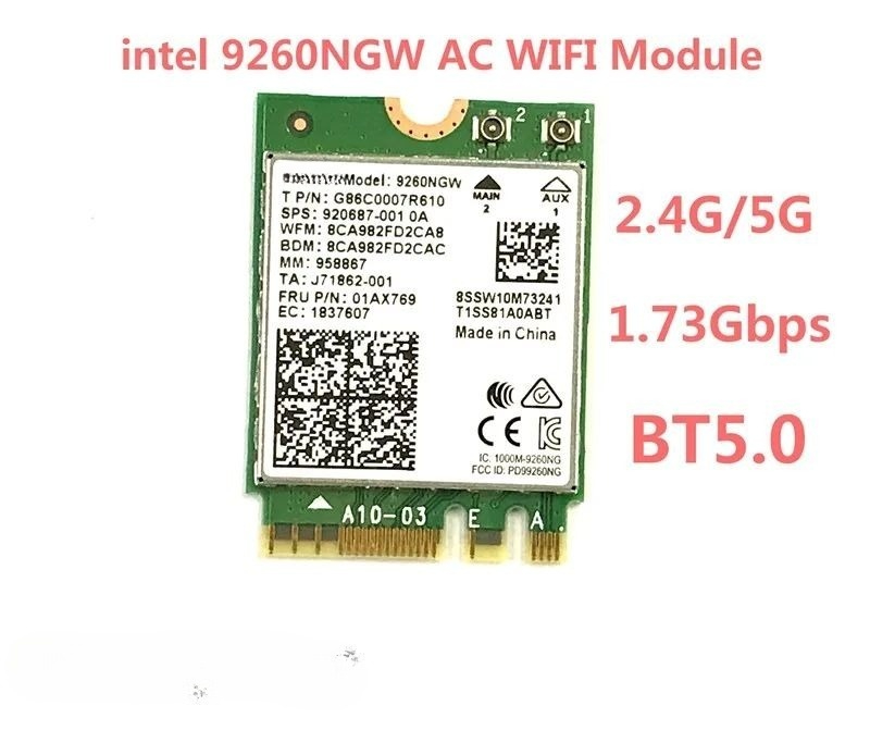 

Приемник Wi-Fi NoBrand M.2 802.11ac, Зеленый;белый