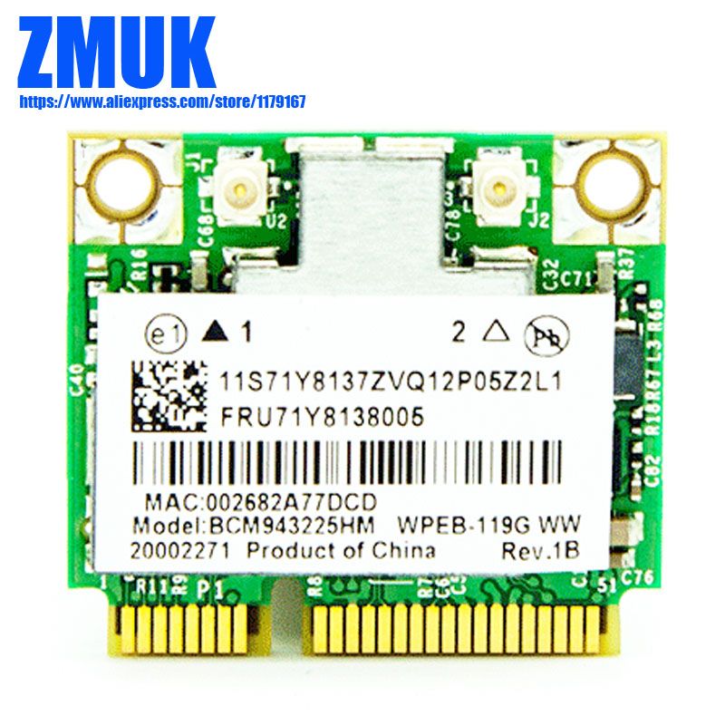 

Приемник Wi-Fi NoBrand для ноутбука; для компьютера Mini PCI-e 802.11n, Зеленый;белый