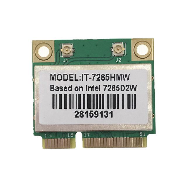 

Приемник Wi-Fi NoBrand для компьютера Mini PCI-e, Зеленый;белый