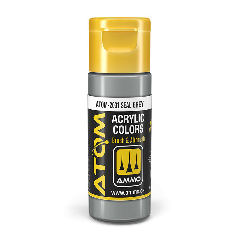 

Акриловая краска Ammo Mig Atom Color Серый тюлень Seal Grey ATOM20131