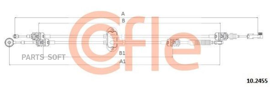 

COFLE Трос КПП FORD Fusion all 02- / Fiesta all 02-