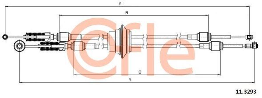 

COFLE Трос КПП CITROEN Evasion 95- / Jumpy 95- \ FIAT Ulysse 95- / Scudo 95-