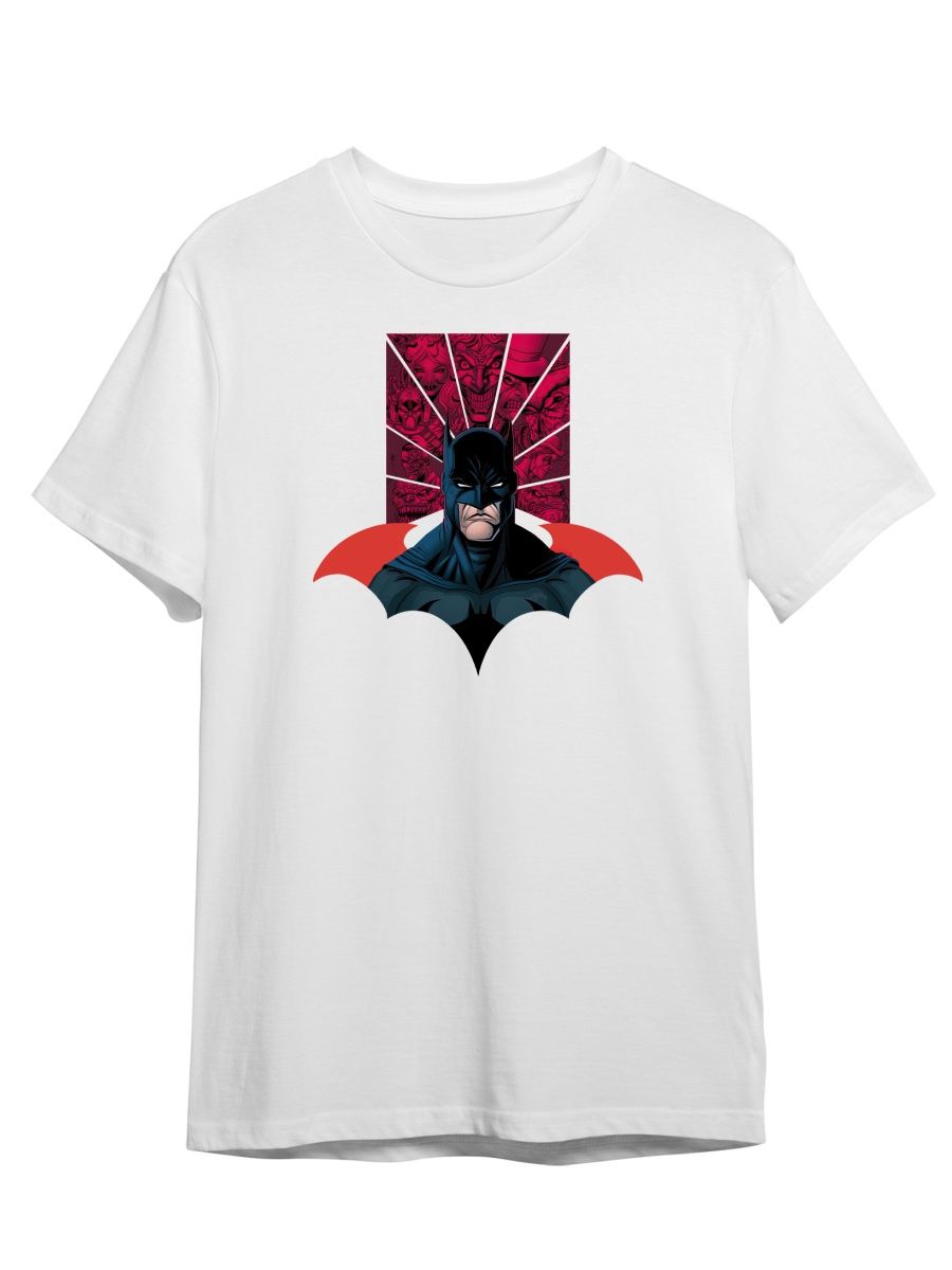 

Футболка унисекс СувенирShop Batman/Бэтмен/Брюс Уэйн 26 белая M (46-48), Белый, "Batman/Бэтмен/Брюс Уэйн" 26