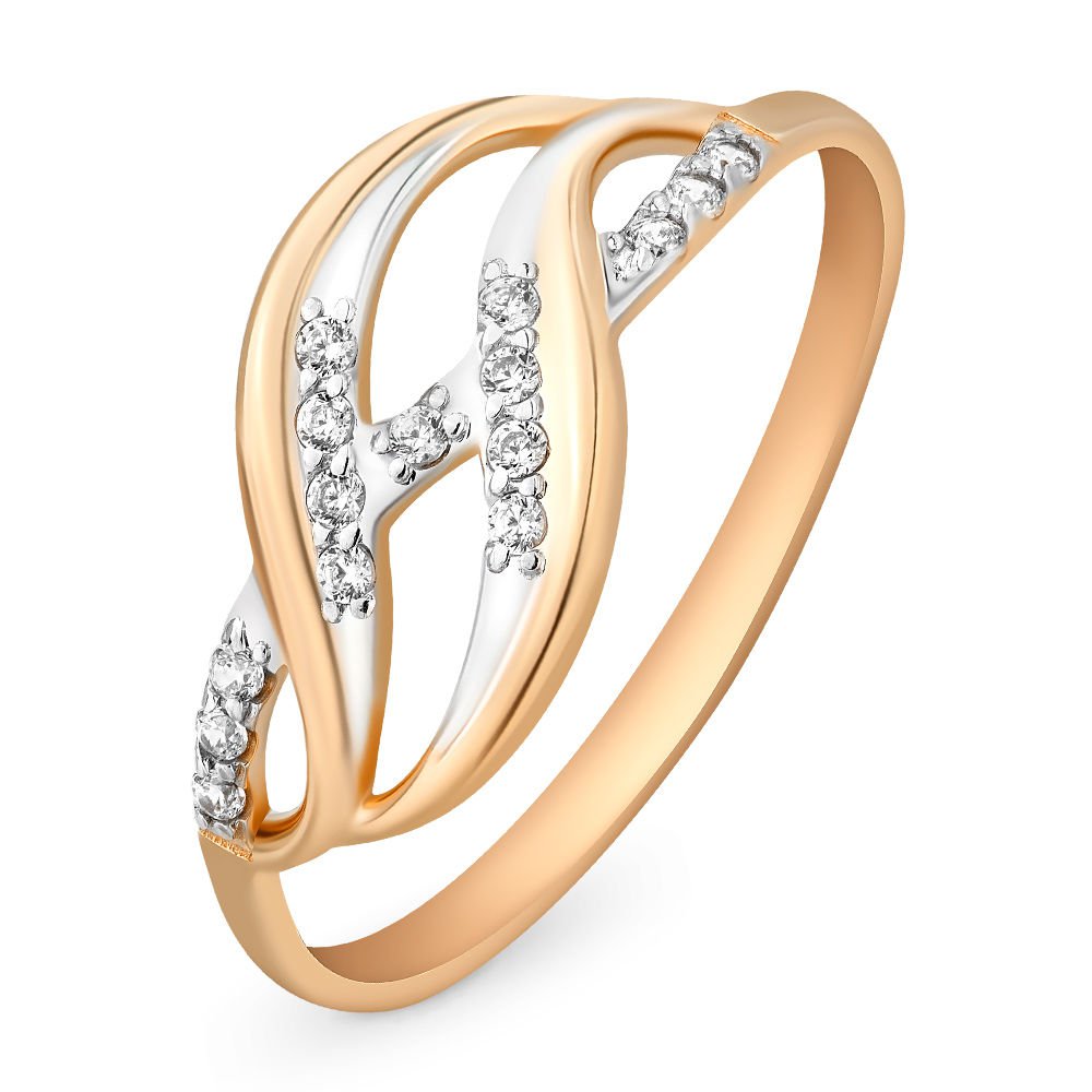 

Кольцо из золота р.  585Gold 301009515, фианит, 301009515